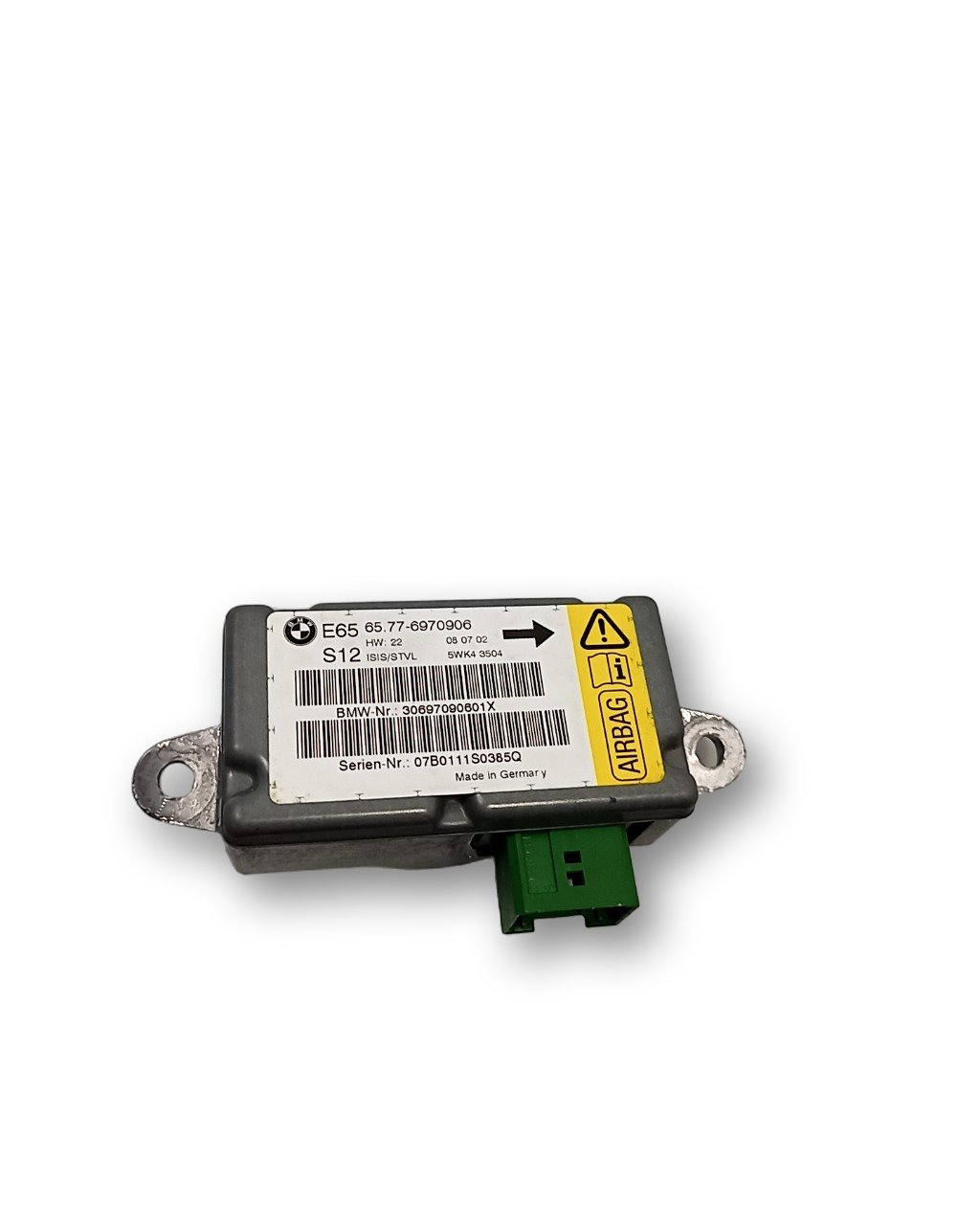 BMW 7 (F01 / F02 / F03 / F04) Airbag deployment crash/impact sensor BMW 7 SERIES Airbag deployment crash/impact sen...