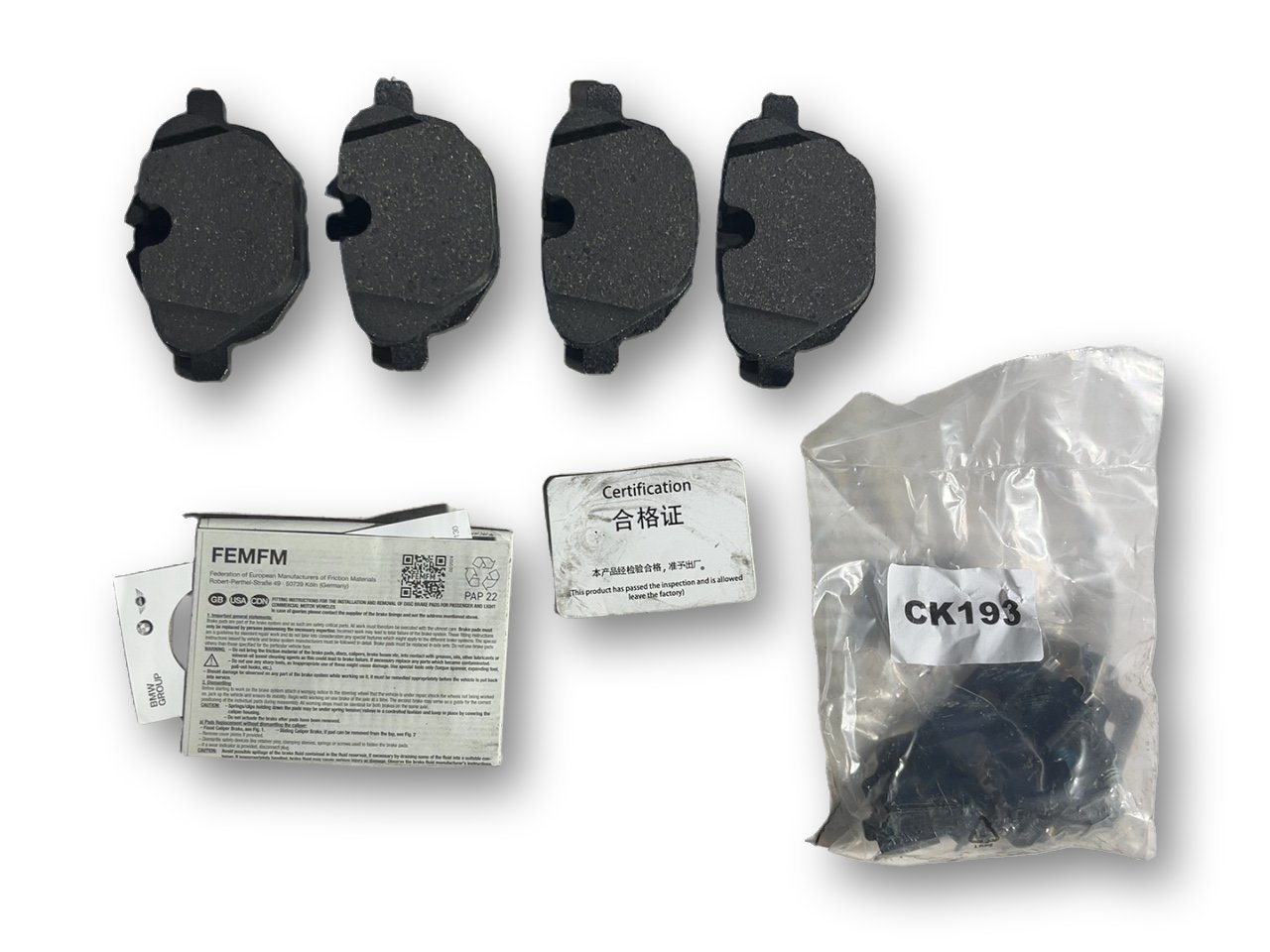 BMW iX3 (NA5) Brake pads (rear) BMW IX3 Brake pads (rear) OEM 34216892641

Part...