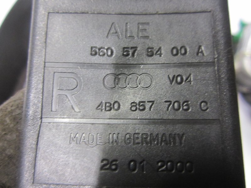 Audi A6 (C5) Seat Belt Front Right AUDI A6 / A6 ALLROAD (C5) (1997-2005) Seat Belt...