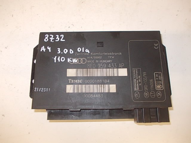 Audi A4 (B5) Central Locking Control Unit AUDI A4 (B6) (2000-2004) Central Locking Contro...