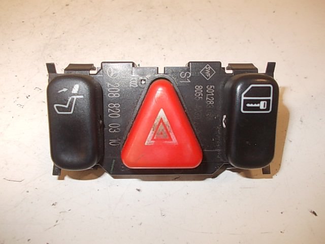 Mercedes-Benz 280SL - 600SL / SL (R129) Hazard switch MERCEDES-BENZ E-CLASS (W210) (1995-2003) Hazard...