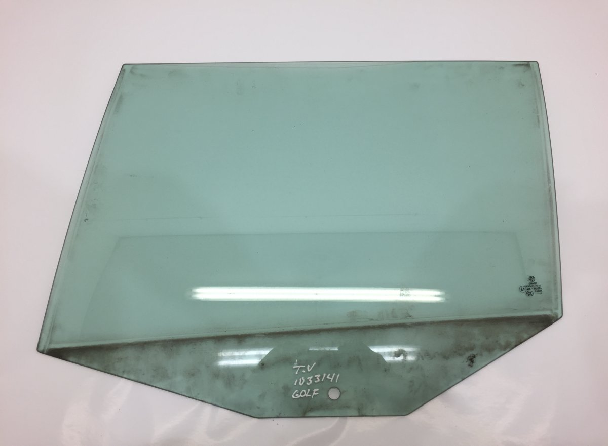 Volkswagen Golf 5 Door window glass rear left VW GOLF V (1K) (2003-2009) Door window glass re...