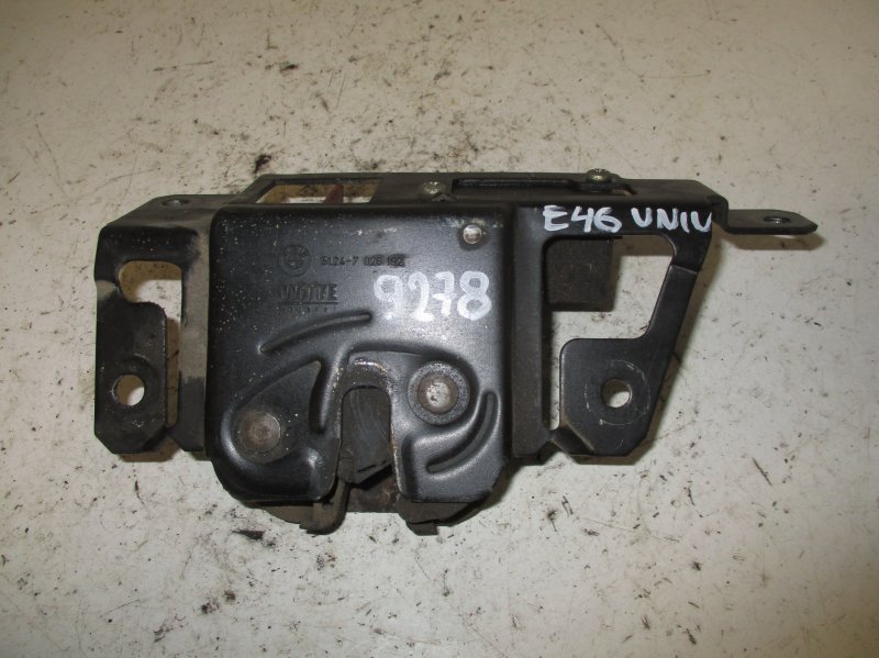 BMW 3 (E46) Bootlid / tailgate lock