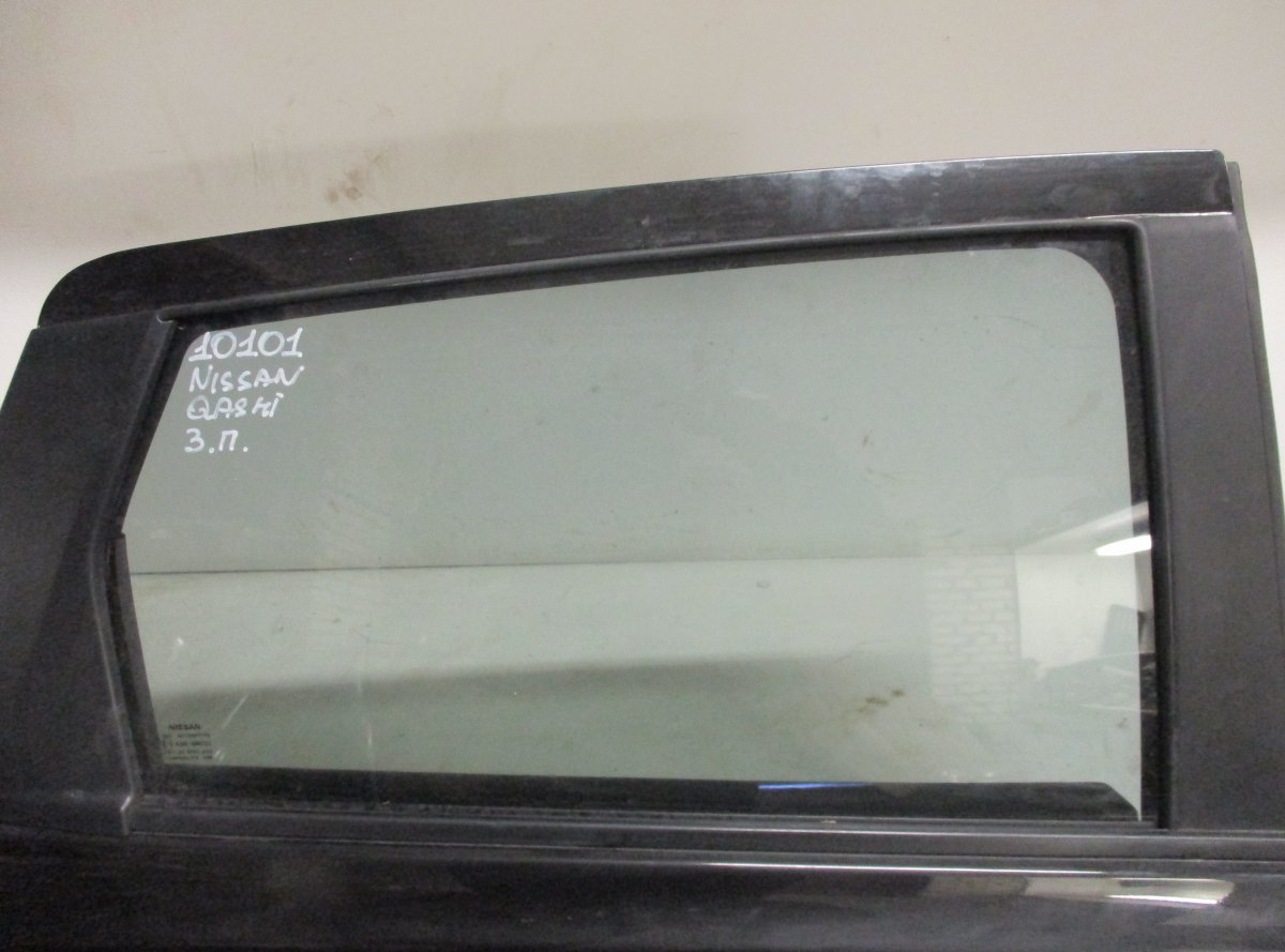 Nissan Qashqai Door window glass rear right NISSAN QASHQAI I (J10) (2007-2013) Door window ...