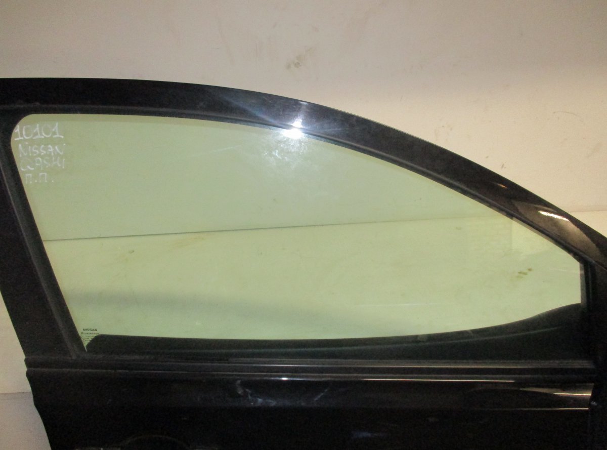 Nissan Qashqai Door window glass front right NISSAN QASHQAI I (J10) (2007-2013) Door window ...