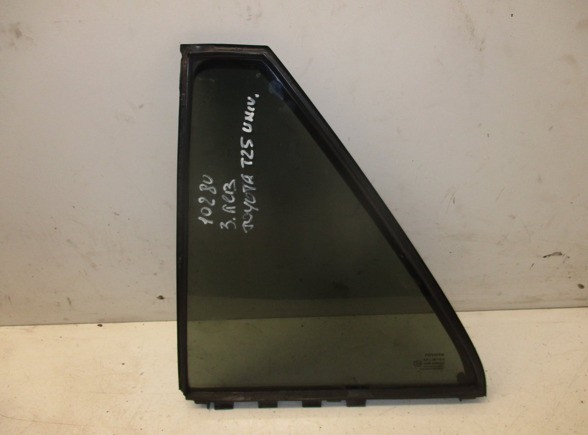Toyota Avensis (T25) Door quarter Window glass rear left TOYOTA AVENSIS (T250) (2003-2008) Door quarter ...
