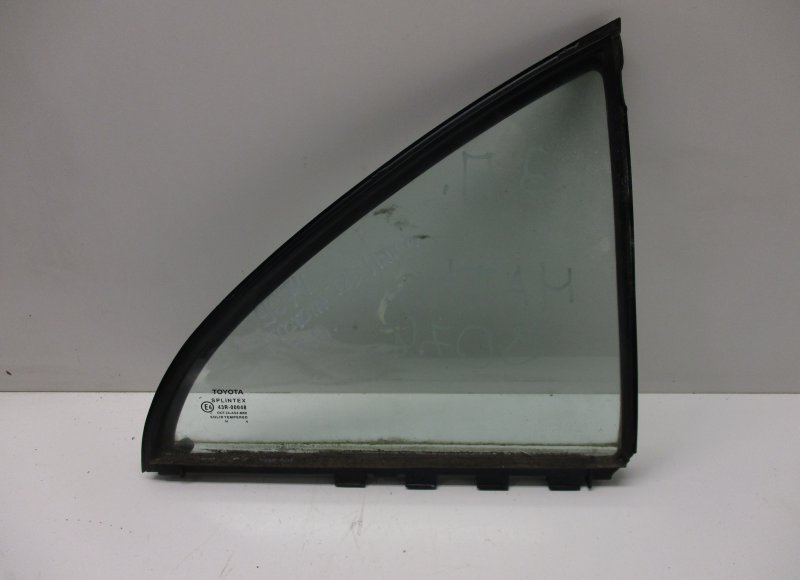 Toyota Avensis (T25) Door quarter Window glass rear right TOYOTA AVENSIS (T250) (2003-2008) Door quarter ...