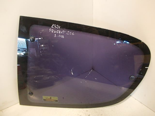 Peugeot 206 Chassis Side Window glass Rear Left PEUGEOT 206 (2A) (1998-2012) Chassis Side Windo...