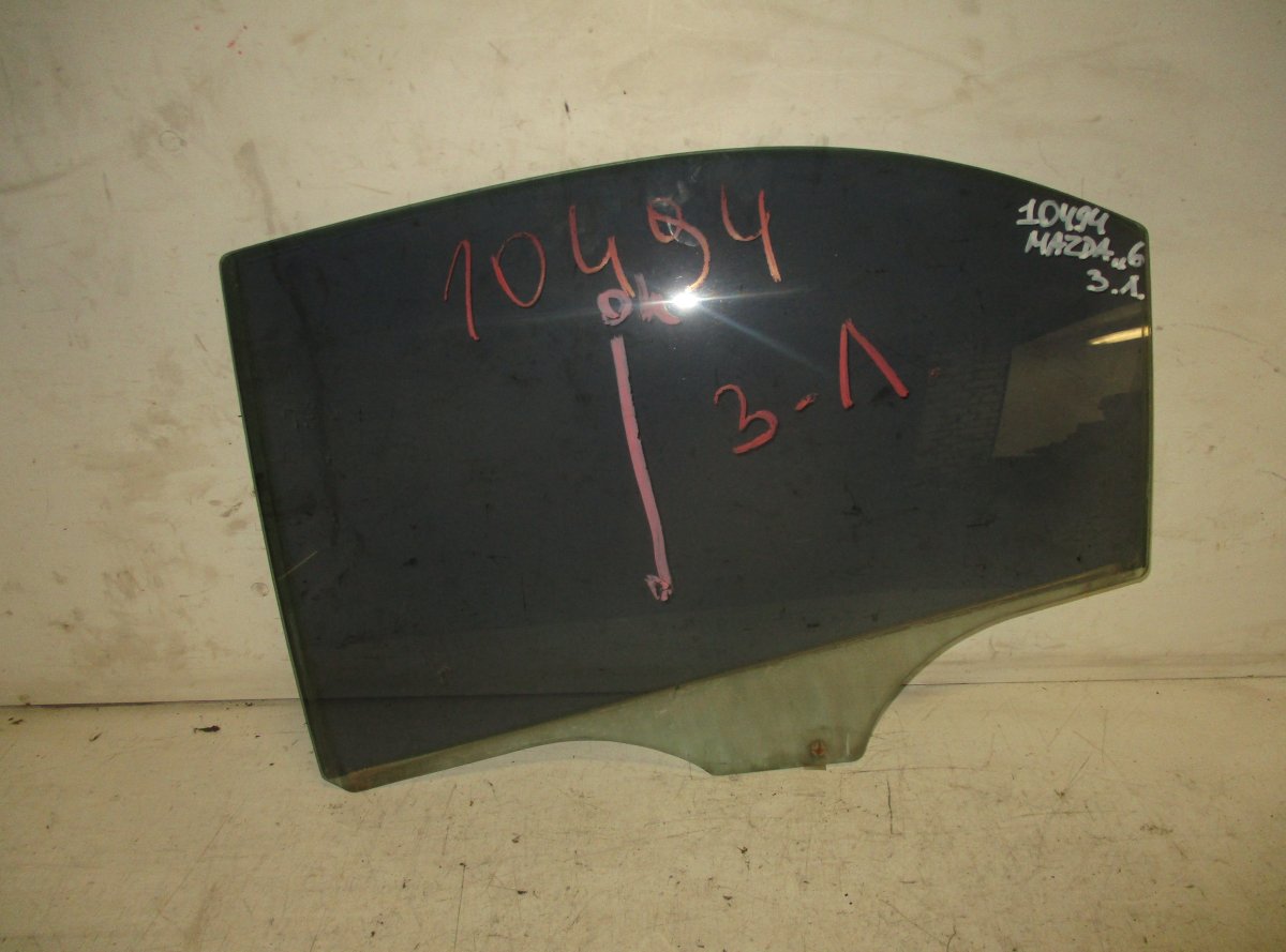 Mazda 6 (GG / GY) Door window glass rear left MAZDA 6 (GG, GY) (2002-2007) Door window glass ...