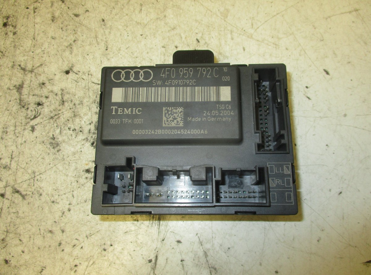 Audi A6 (C5) Door control unit front left AUDI A6 / A6 ALLROAD (C6, 4F) (2004-2011) Door ...