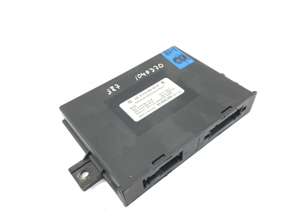 Mercedes-Benz A (W169) Control units, other MERCEDES-BENZ E-CLASS (W212) (2009-2016) Contro...