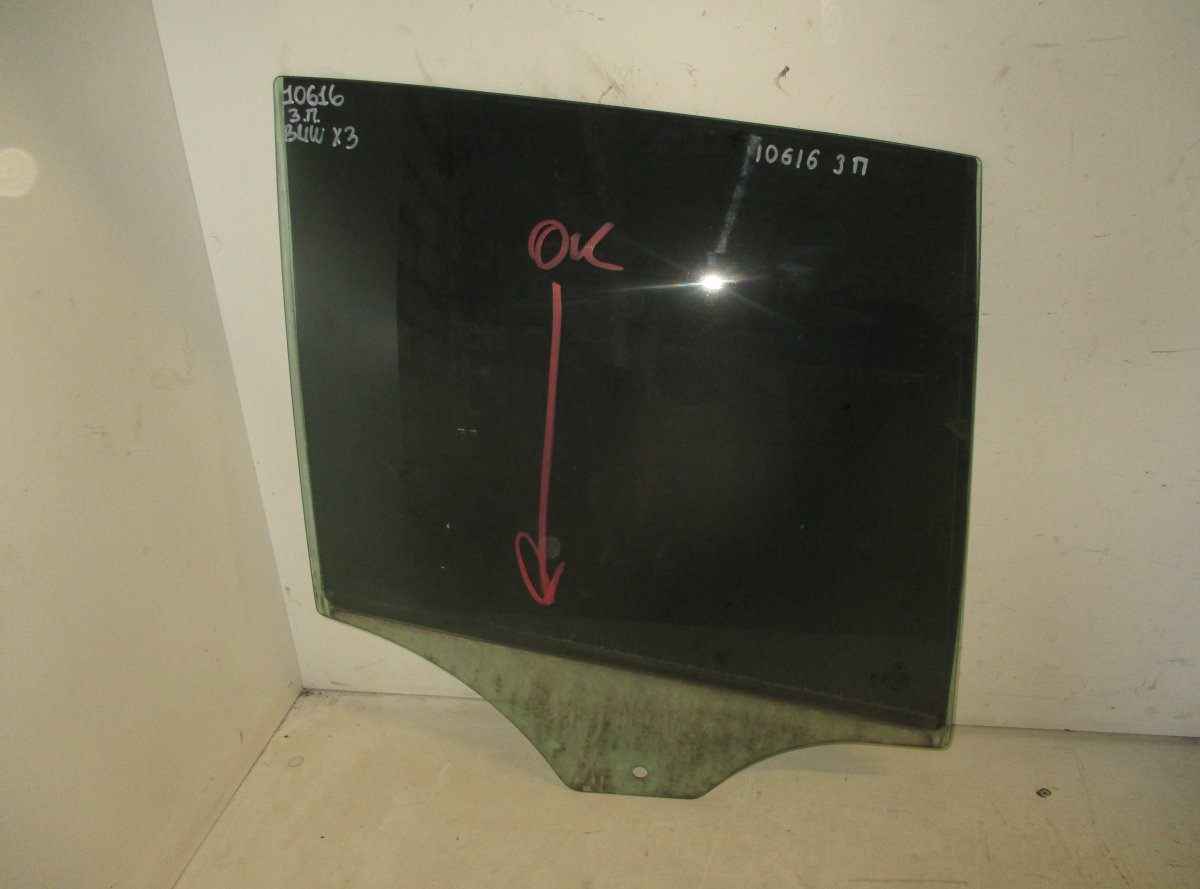 BMW X3 (E83) Door window glass rear right BMW X3 (E83) (2004-2012) Door window glass rear...