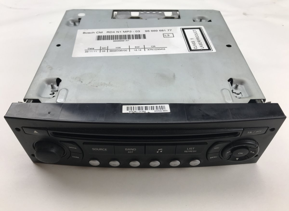 Citroen Berlingo Radio CITROËN BERLINGO III (2008-2018) Radio 96669681...
