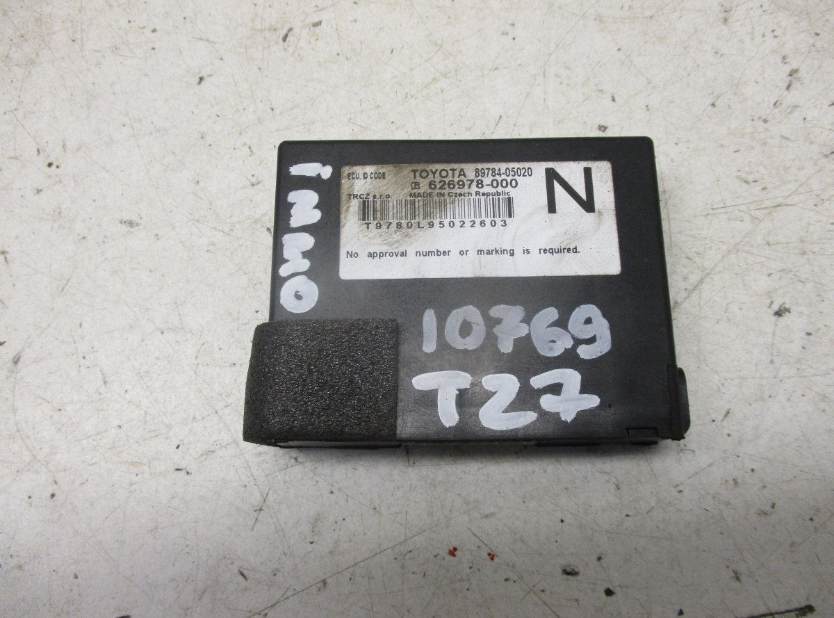 Toyota Avensis (T27) Immobilizer control unit TOYOTA AVENSIS (T270) (2009-2018) Immobilizer c...