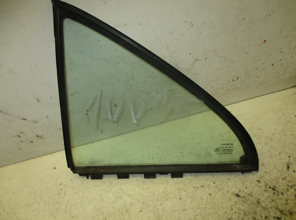 Toyota Avensis (T25) Door quarter Window glass rear left TOYOTA AVENSIS (T250) (2003-2008) Door quarter ...