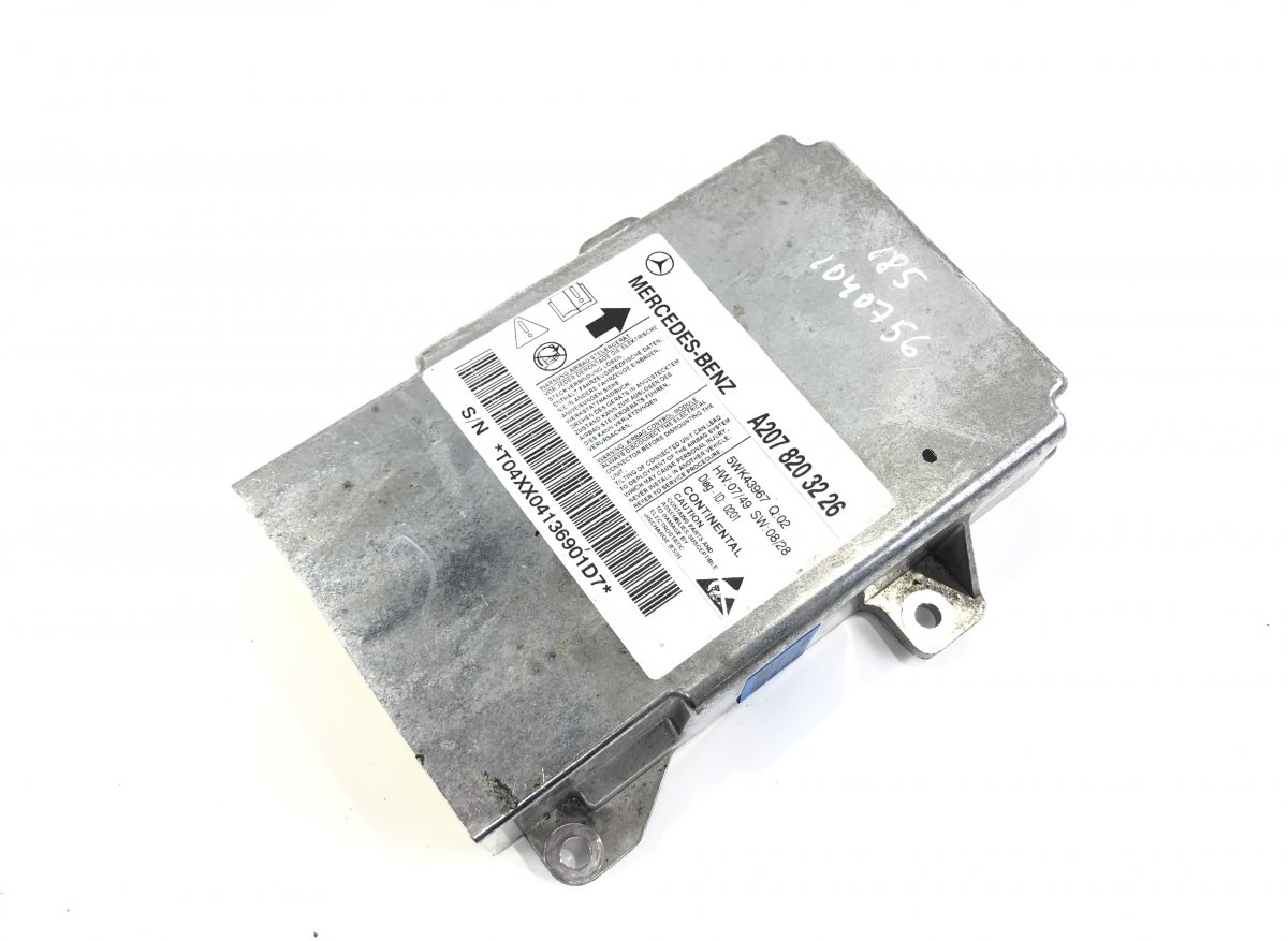 Mercedes-Benz C (W204) Airbag Control Unit MERCEDES-BENZ E-CLASS Coupe (C207) (2009-2016) ...