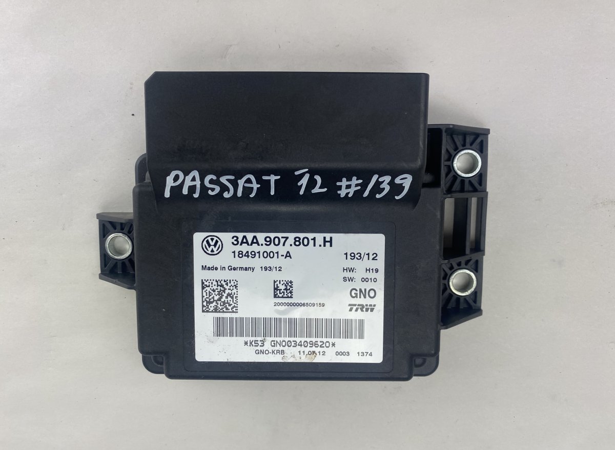 Volkswagen Passat (B7) Parking brake control unit VW PASSAT B7 / ALLTRACK (2010-2015) Parking bra...