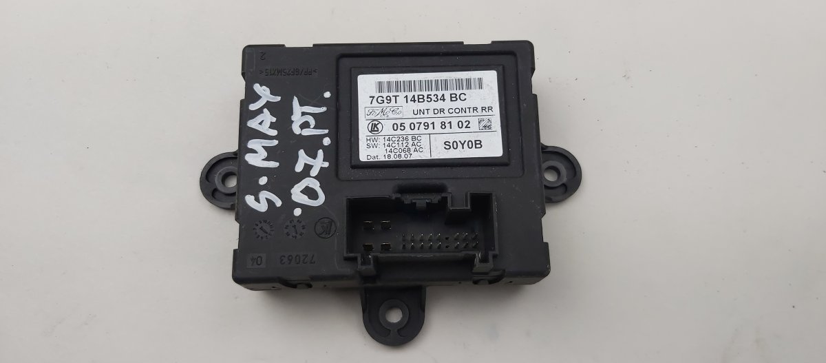 Ford S-Max Door control unit rear right FORD S-MAX I (2006-2014) Door control unit rear...