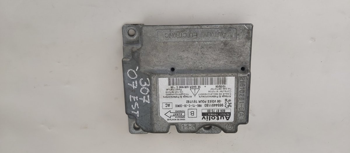 Peugeot 307 Airbag Control Unit PEUGEOT 307 (2000-2007) Airbag Control Unit 965...