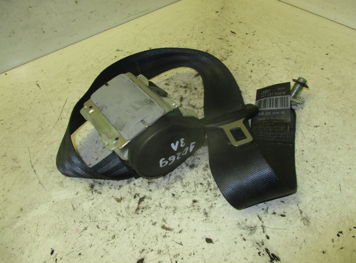 Audi A4 (B7) Seat belt — rear left Seat belt — rear left — AUDI A4 (B7) (2004-2008...