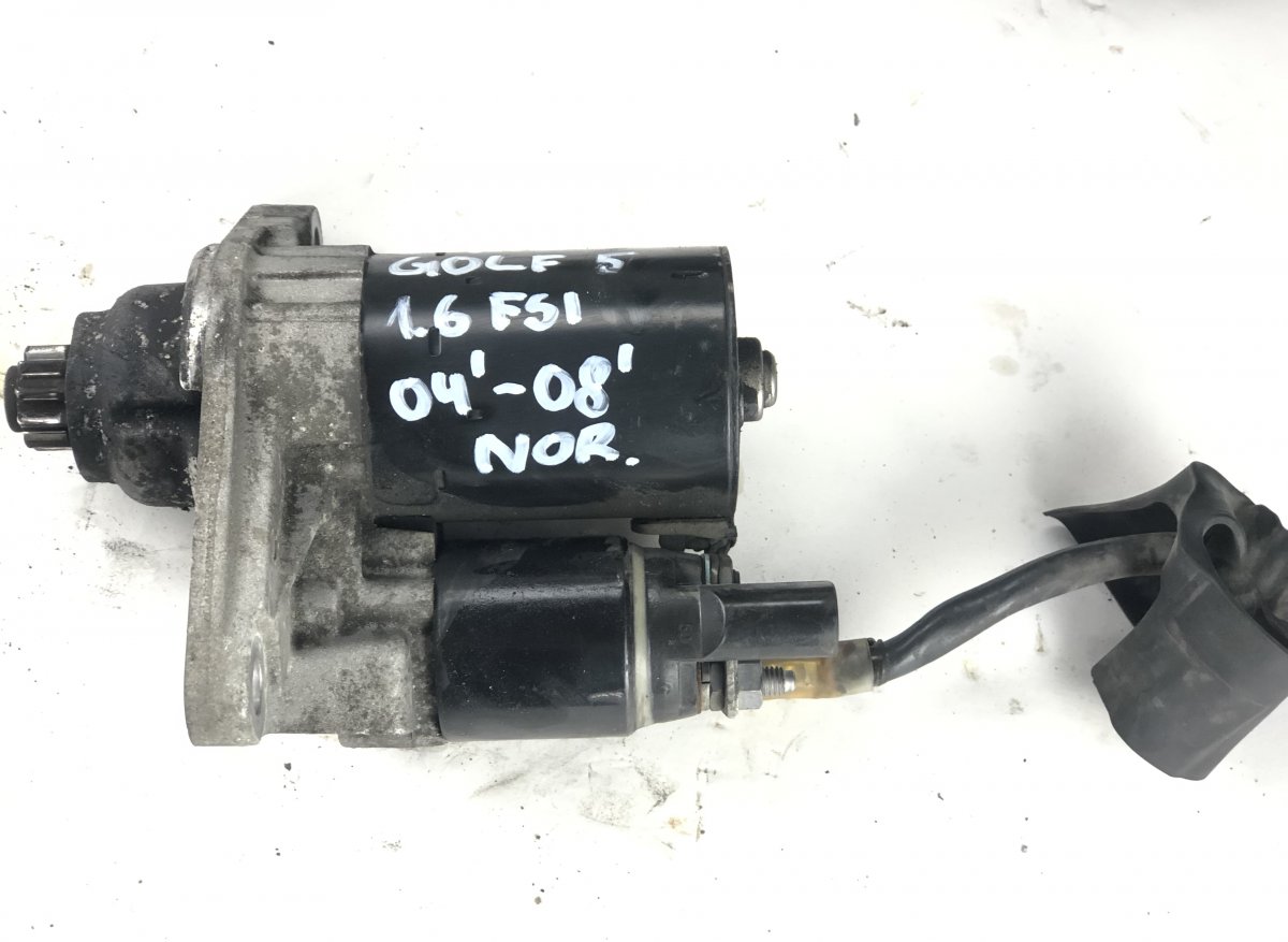 Volkswagen Golf 4 Starter Motor Starter motor — VW GOLF V (1K) (2003-2009) — 02...