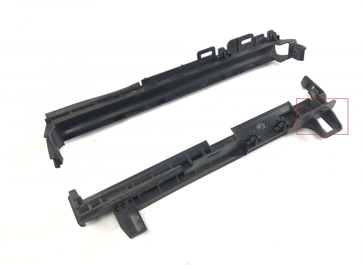 Mercedes-Benz A (W169) Jäähtytin suojus MERCEDES-BENZ C-CLASS (W204) (2007-2013) Radiat...