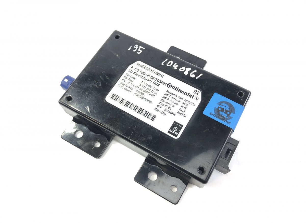 Mercedes-Benz A (W176) MMI control module (Multimedia interface) MERCEDES-BENZ E-CLASS (W212) (2009-2016) MMI co...