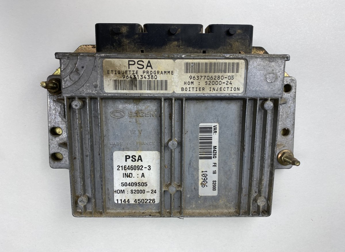 Peugeot Partner Engine control unit (ECU) Engine control unit (ECU) — PEUGEOT PARTNER I (...