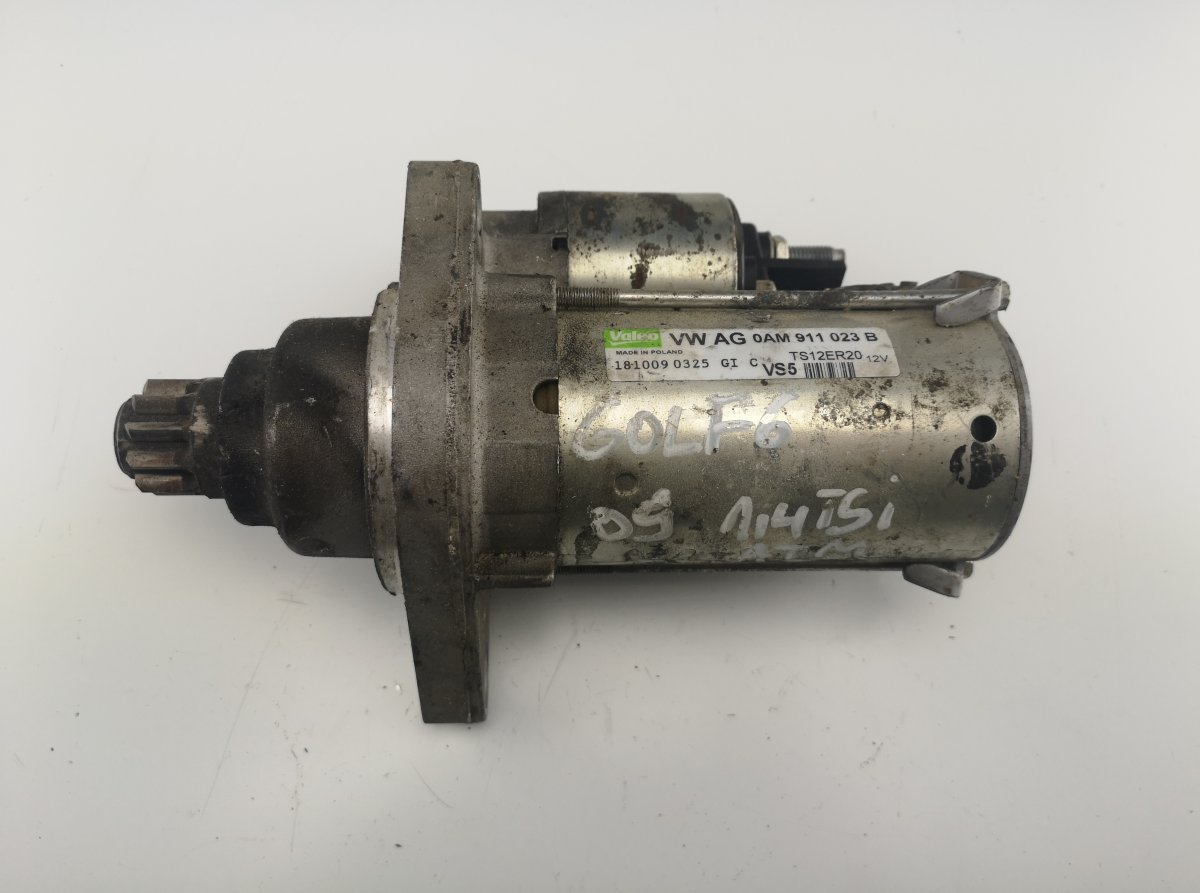 Volkswagen Golf 5 Starter Motor VW GOLF VI (5K) (2008-2013) Starter motor 0AM91...