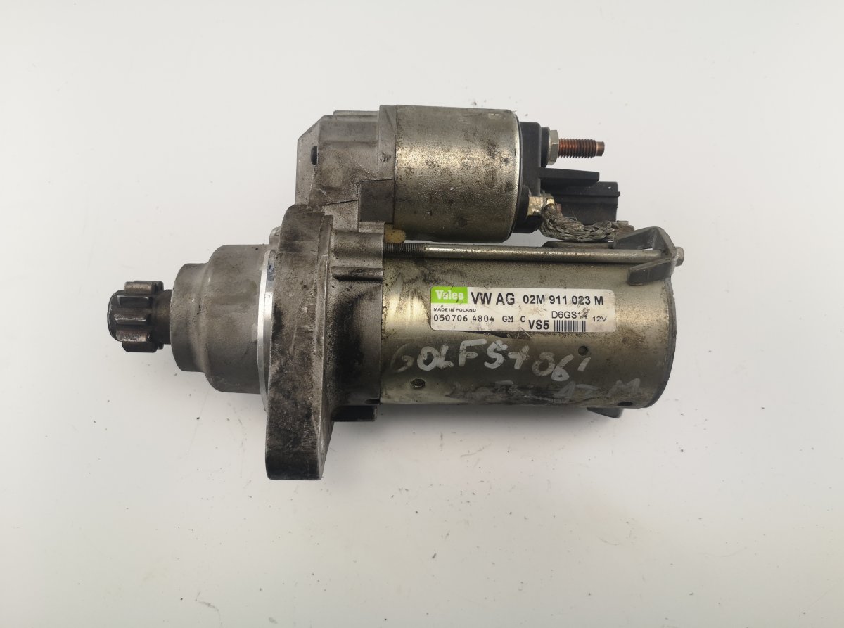 Volkswagen Golf 4 Starter Motor VW GOLF V (1K) (2003-2009) Starter motor 02M911...