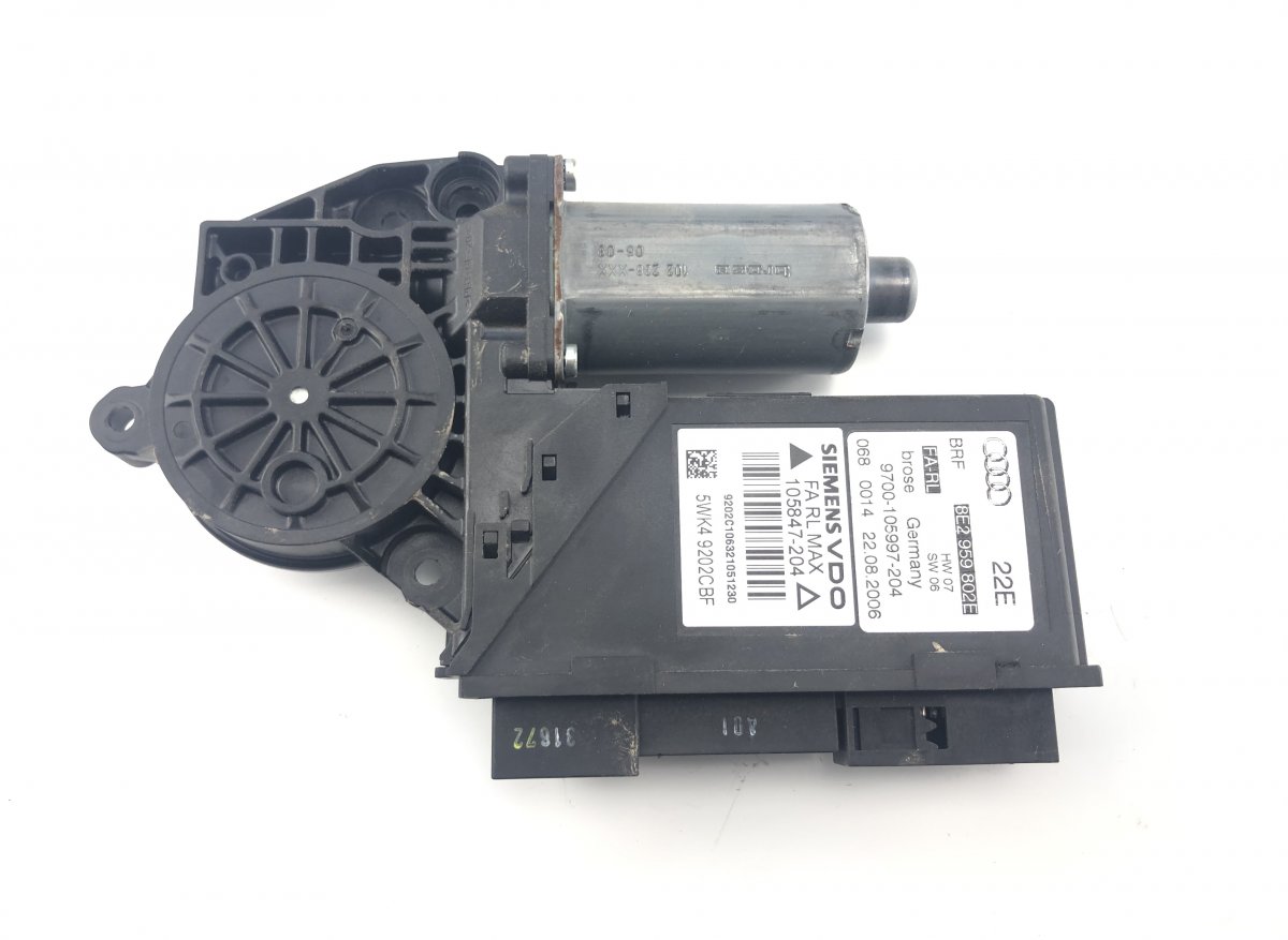Audi A4 (B6) Window Regulator Motor Front Right AUDI A4 (B7) (2004-2008) Window Regulator Motor...