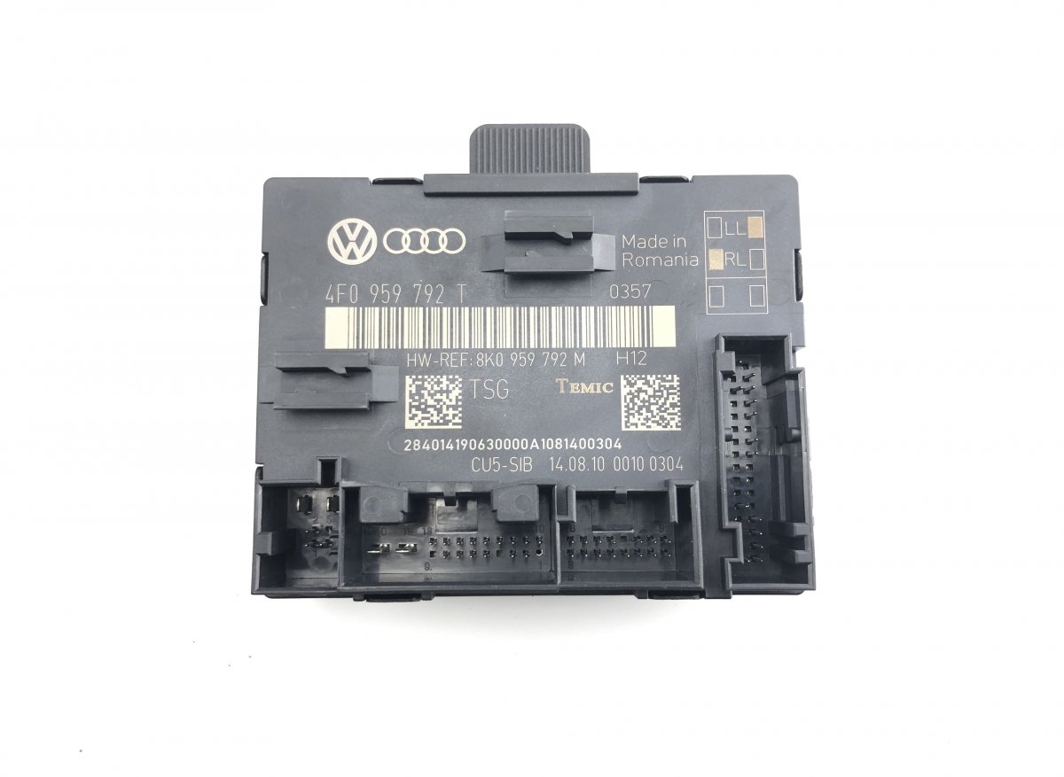 Audi A6 (C6) Door control unit front left AUDI A6 / A6 ALLROAD (C6, 4F) (2004-2011) Door ...
