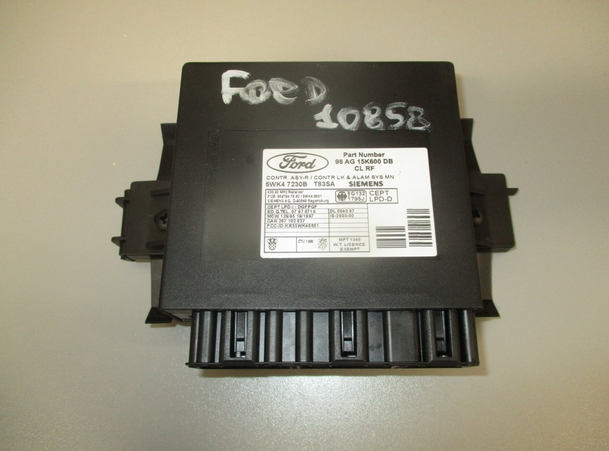 Ford Focus Central Locking Control Unit
