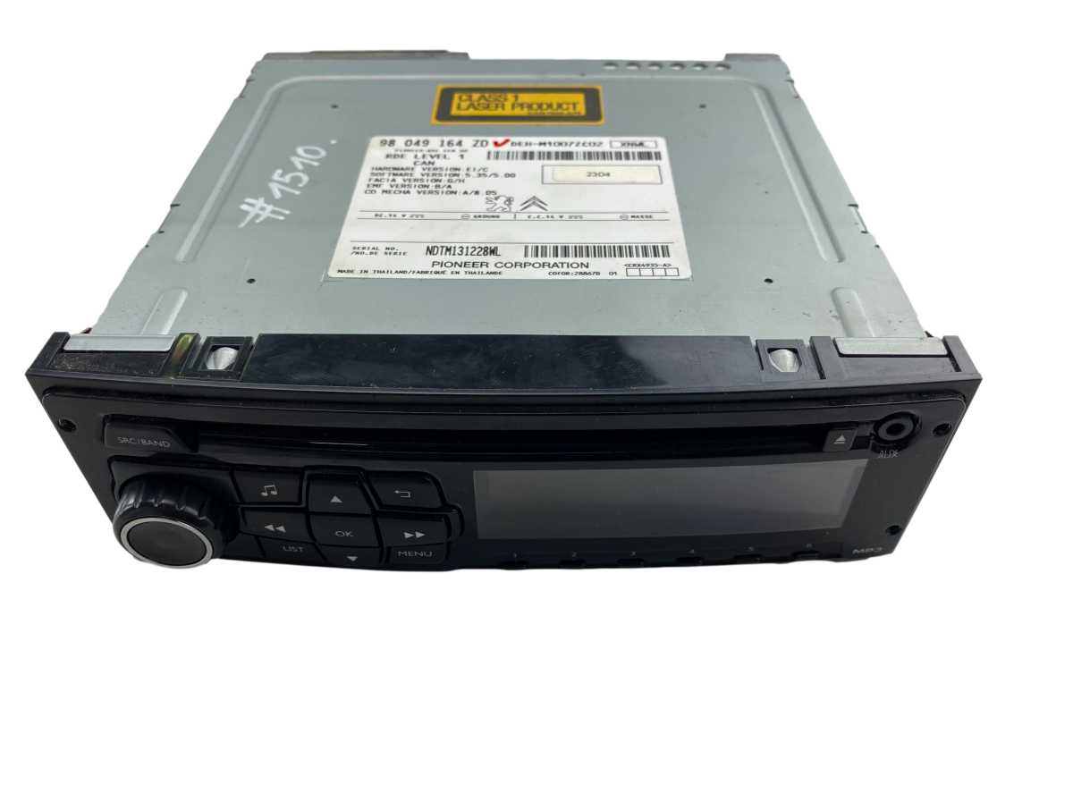 Peugeot 208 Radio Radio — PEUGEOT 208 I (A9) (2012-2019) — 980491...