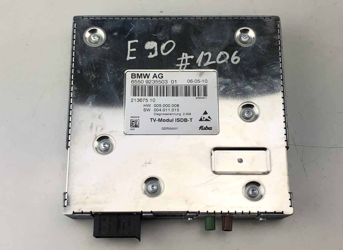 BMW 3 (E90 / E91 / E92 / E93) TV - Receiver (Tuner) BMW 3 (E90, E91, E92, E93) (2005-2011) TV - Rec...
