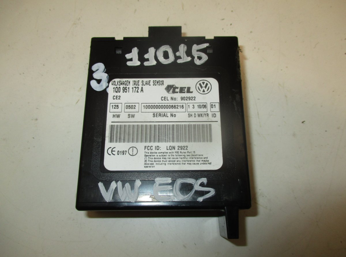 Volkswagen EOS Anti theft alarm control unit Anti theft alarm control unit — VW EOS (1F7, 1F...