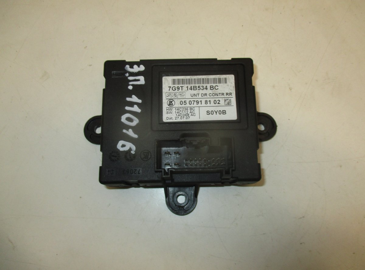 Ford Mondeo Door control unit rear right FORD MONDEO Mk IV (BA7) (2007-2014) Door contro...