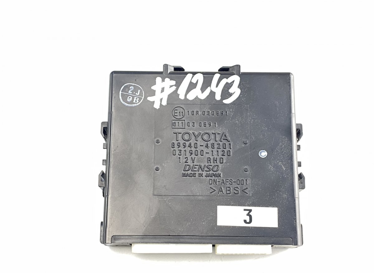 Lights control unit Brand/Model: TOYOTA HARRIER
Year: 2007
Engine: ...