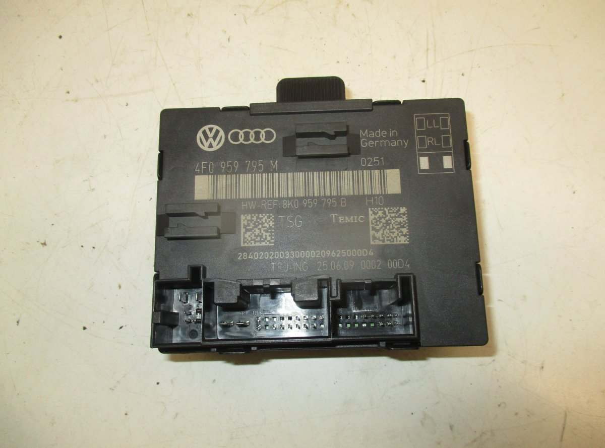 Audi A6 (C6) Door control unit rear left AUDI A6 / A6 ALLROAD (C6, 4F) (2004-2011) Door ...