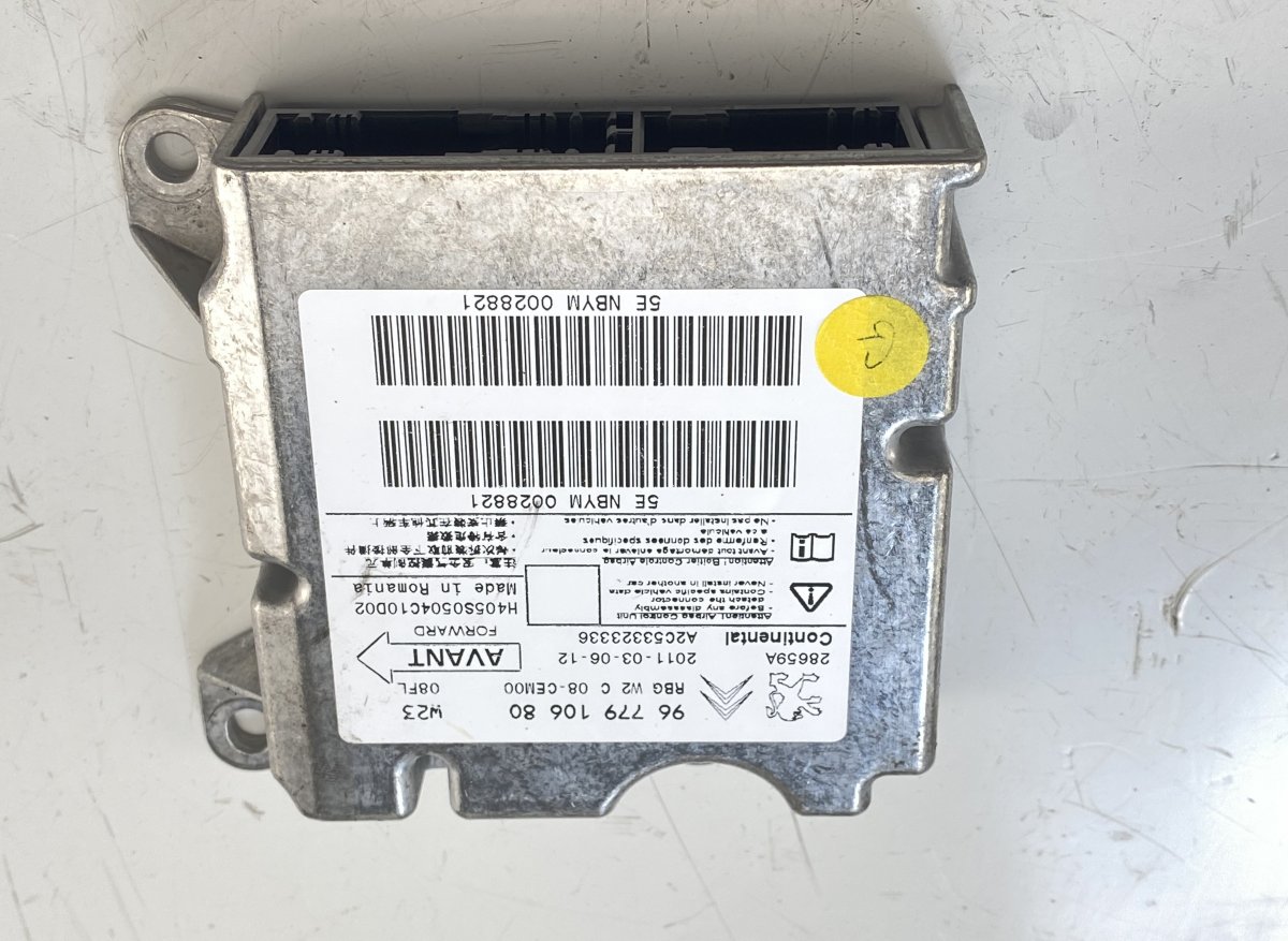 Peugeot 508 Airbag Control Unit PEUGEOT 508 I (W23) (2010-2018) Airbag Control ...