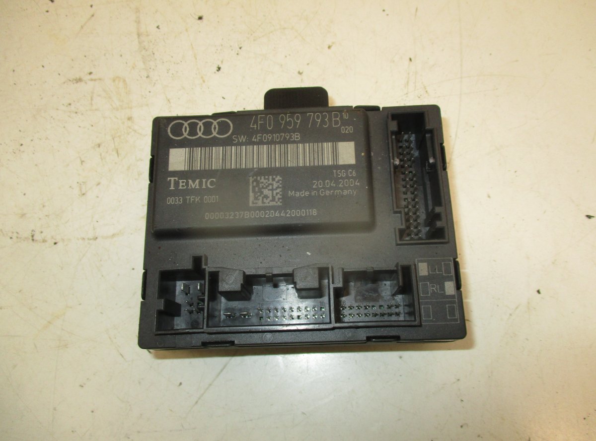 Audi A6 (C5) Door control unit front left AUDI A6 / A6 ALLROAD (C6, 4F) (2004-2011) Door ...