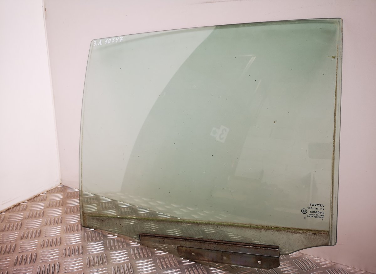 Toyota Yaris Door window glass rear left TOYOTA YARIS II (XP90) (2005-2013) Door window ...