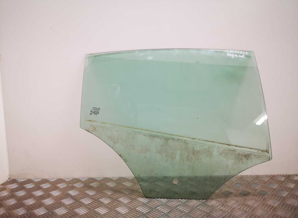 Jaguar XF Door window glass rear right