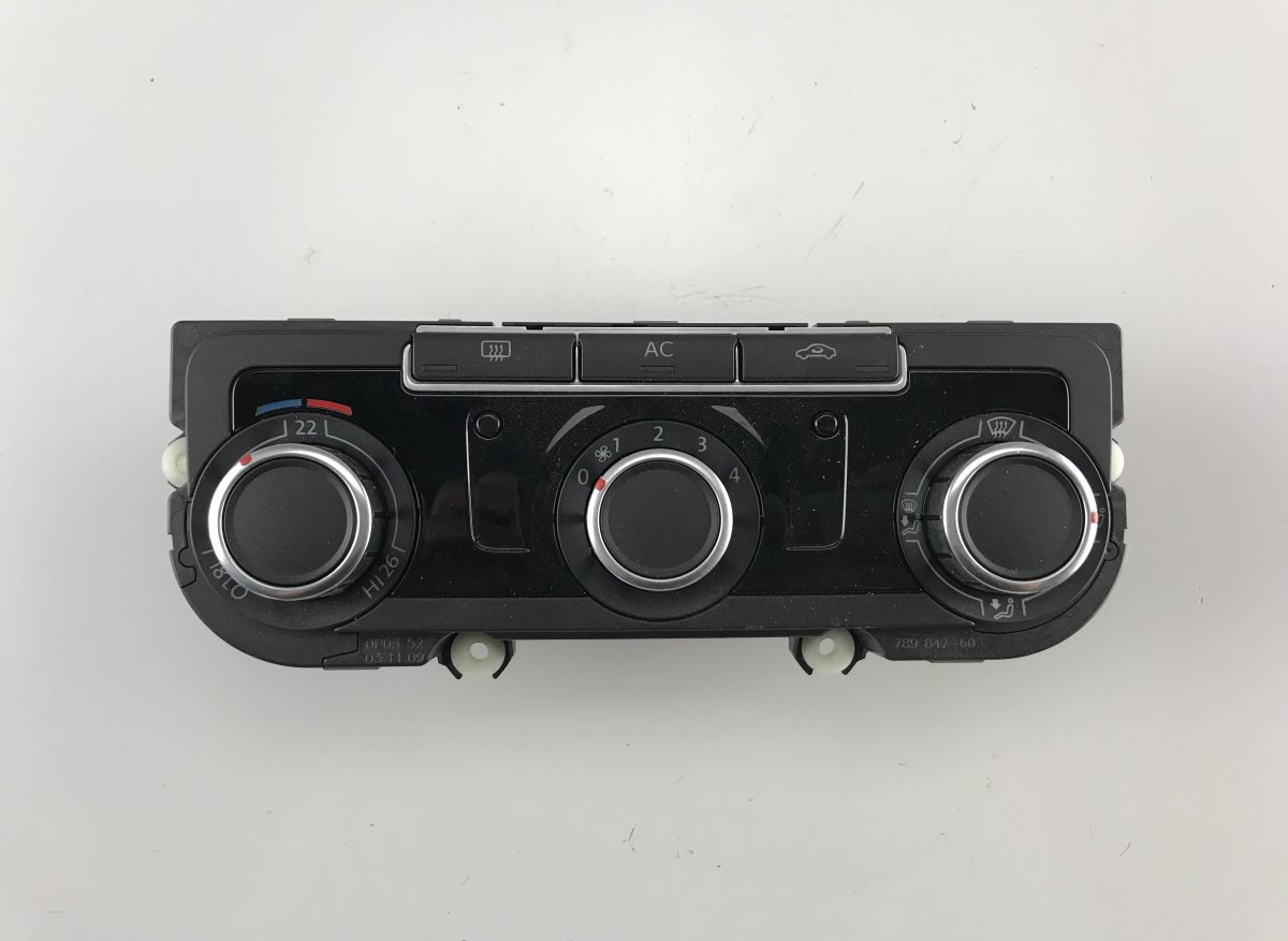 Volkswagen Golf 6 Heater control panel Heater control panel — VW GOLF VI (5K) (2008-20...