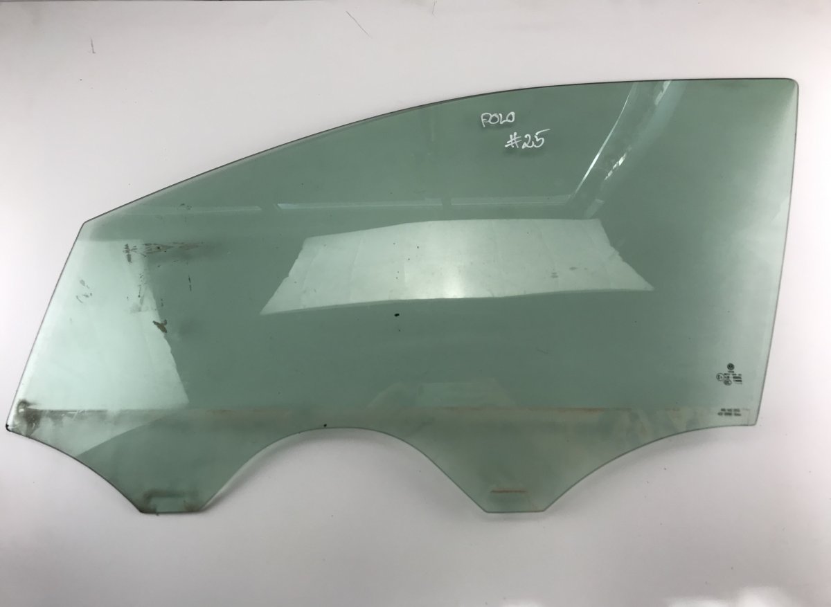 Volkswagen Polo Door window glass front left VW POLO V (6R, 6C, 61) (2009-2017) Door window ...