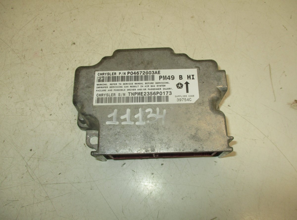 Dodge Caliber Airbag Control Unit DODGE CALIBER (2006-2012) Airbag Control Unit P...