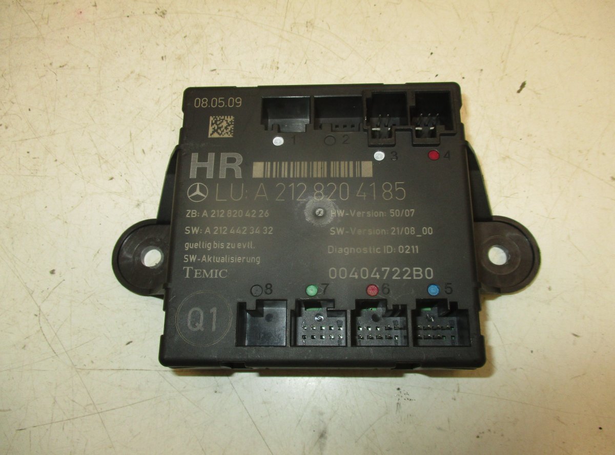 Mercedes-Benz A (W169) Door control unit rear right MERCEDES-BENZ E-CLASS (W212) (2009-2016) Door c...