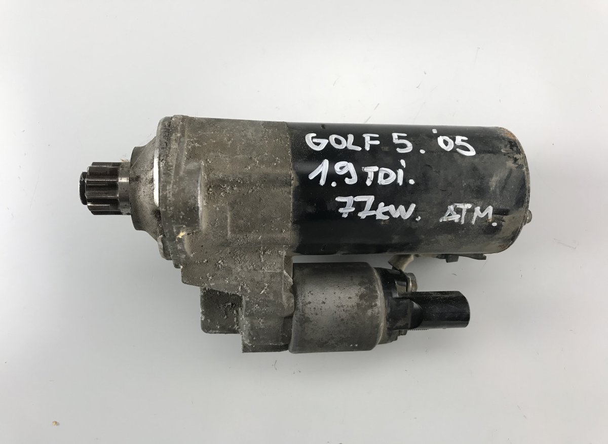 Volkswagen Golf 5 Starter Motor Starter motor — VW GOLF V (1K) (2003-2009) — 10...