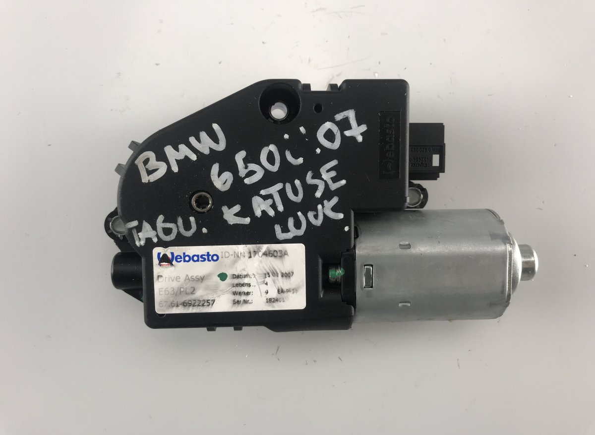 BMW 6 (E63 / E64) Sunroof Motor BMW 6 (E63, E64) (2004-2010) Sunroof Motor 67.6...