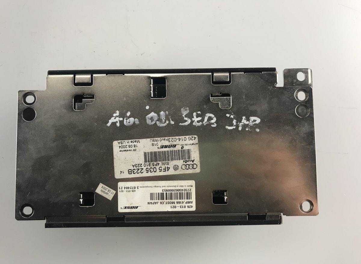 Audi A6 (C6) Audio amplifier AUDI A6 / A6 ALLROAD (C6, 4F) (2004-2011) Audio...